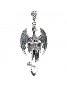 Open Wings Dragon Pendant...