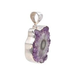 Pendente in Amatista in Argento Sterling 925 (18N)