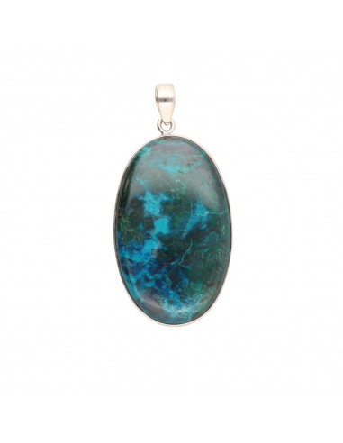 Ciondolo in shattuckite in argento...