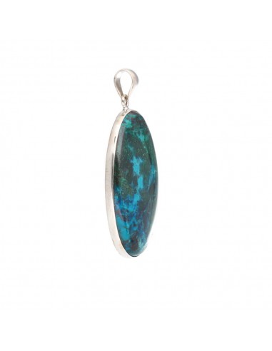 Chrysocolla Pendant in 925 Sterling...