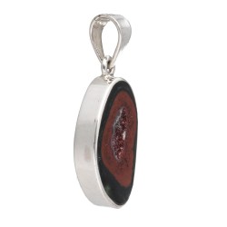 Pendente in Geodino di Agata in Argento Sterling 925 (37N)