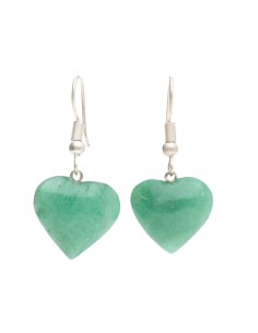 Aventurine Heart Earrings...