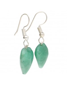 Aventurine Heart Earrings... 2