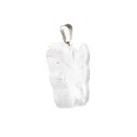 Pendentif papillon en quartz blanc