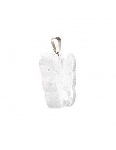 White Quartz Butterfly Pendant 2