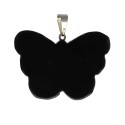 Ciondolo Farfalla in Obsidiana