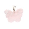 Butterfly Rose Quartz Pendant