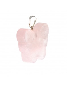 Butterfly Rose Quartz Pendant 2