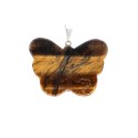 Tiger Eye Butterfly Pendant