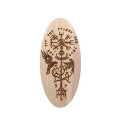 Base Ovale per Altare Vegvisir Vichingo 8.5cm