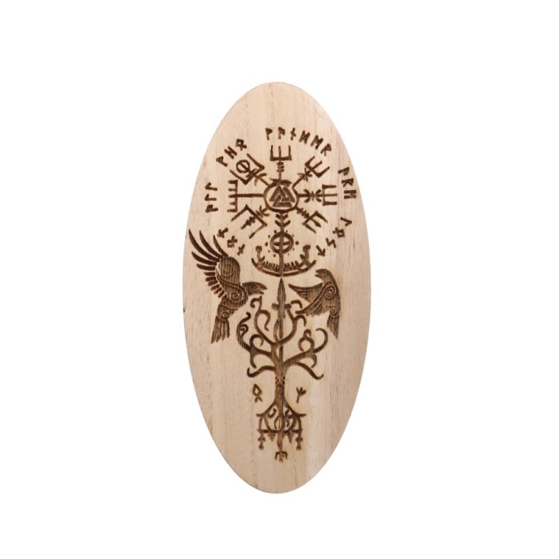 Base Ovale per Altare Vegvisir Vichingo 8.5cm