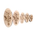 Base oval para Altar Viking Vegvisir 8.5cm