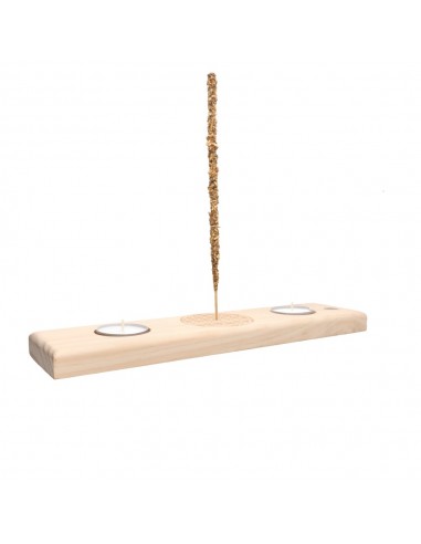Flor da vida Censor e suporte para velas