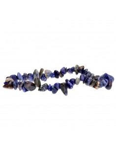 Bracelet en chips de sodalite
