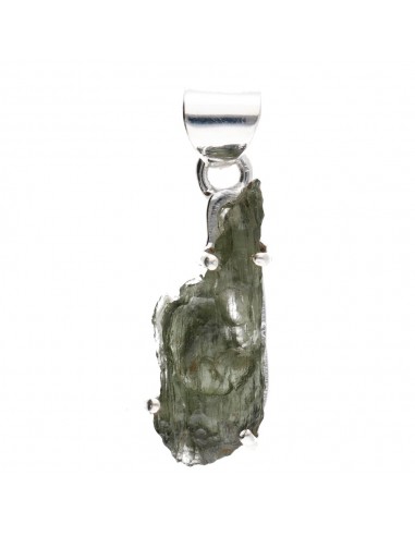 Ciondolo in Moldavite in Argento...