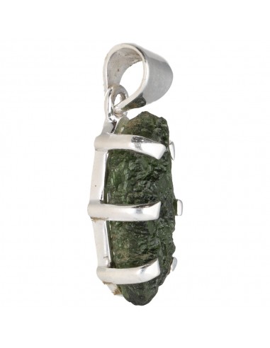 Ciondolo di Moldavite in Argento...
