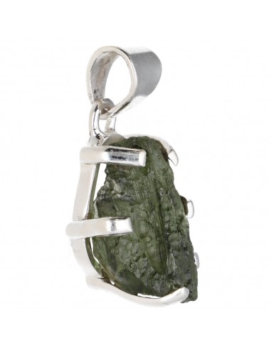 Ciondolo di Moldavite in Argento...