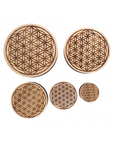 Circular Flower of Life Altar Base 30cm