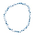 Pulsera de Ojo Turco Blanco 4mm