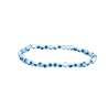 Pulsera de Ojo Turco Blanco 4mm