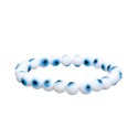 Bracciale con Occhio Turco Bianco 8mm