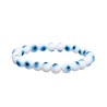 Turkish Eye Bracelet White 8mm
