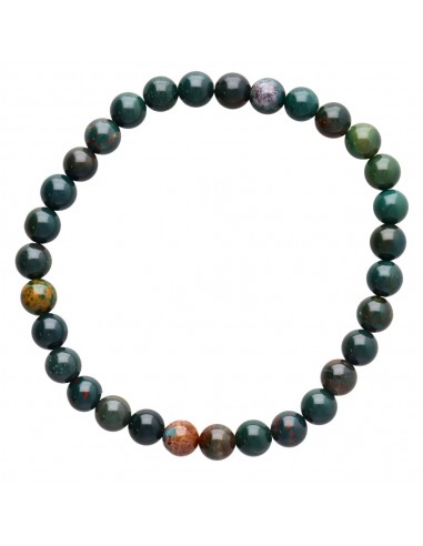 Pulsera di Diaspro Sanguigno 6mm