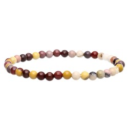 Bracciale in Jaspe Mokaita 4mm