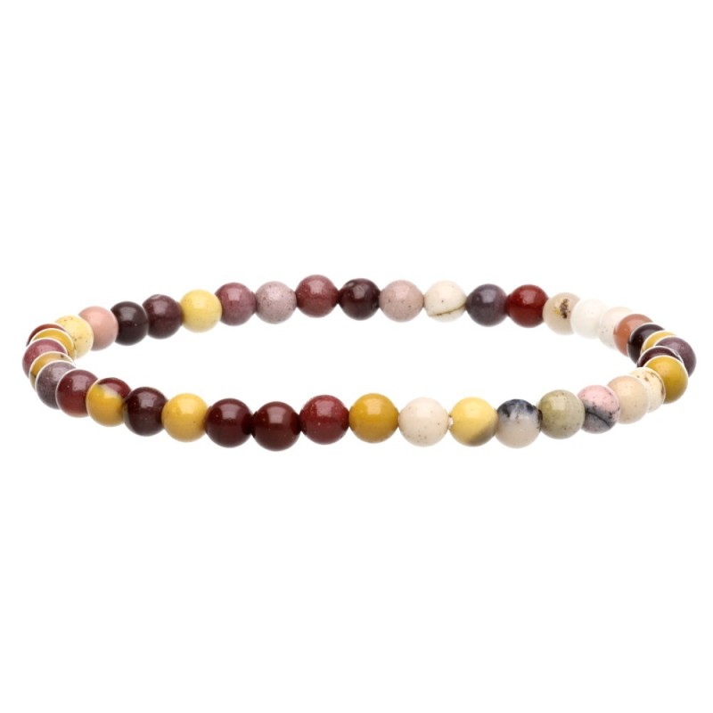 Bracciale in Jaspe Mokaita 4mm