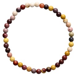 Bracciale in Jaspe Mokaita 4mm