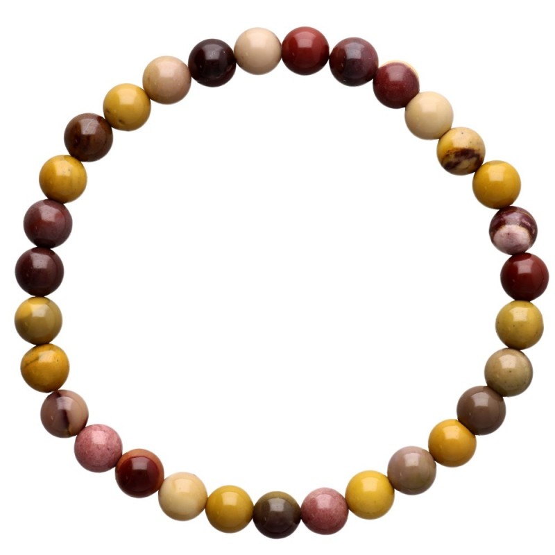 Bracciale in Jaspe Mokaita 6mm