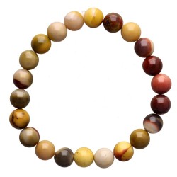 Bracciale in Jaspe Mokaita 8mm