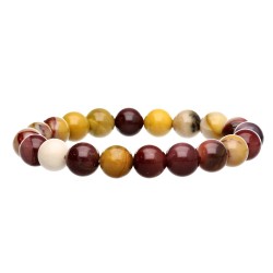 Bracciale in Jaspe Mokaita 10mm