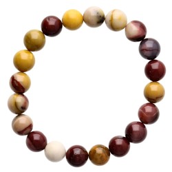 Bracciale in Jaspe Mokaita 10mm