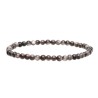 Pulsera de Obsidiana Plateada 4mm