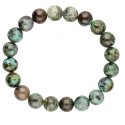 Pulseira de Turquesa Africana 10mm