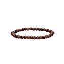 Pulseira de obsidiana mogno 4mm
