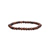 Pulseira de obsidiana mogno 4mm