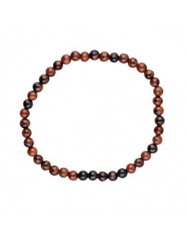 Bracciale di Ossidiana Mogano 4mm
