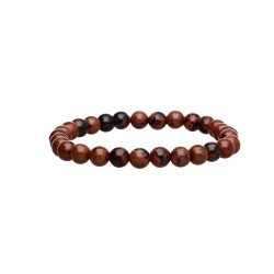 Bracciale in Obsidiana Mogano 6mm
