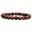 Pulseira de obsidiana mogno 10mm