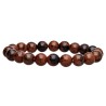Bracciale in Obsidiana Mogano 10mm