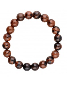 Pulseira de obsidiana mogno... 2