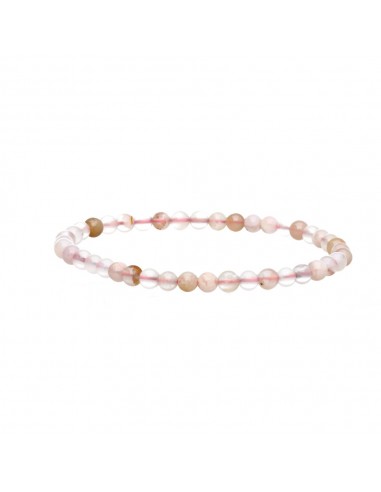 Pulsera di Agata Fiore di Ciliegio 4mm
