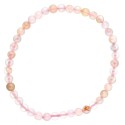 4mm Cherry Blossom Agate Bracelet