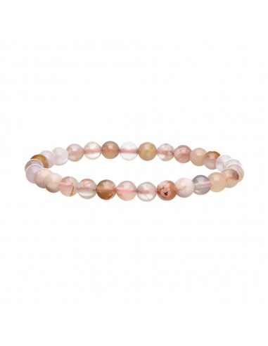 Pulsera di Agata Fiore di Ciliegio 6mm