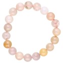 Cherry Blossom Agate Bracelet 10mm