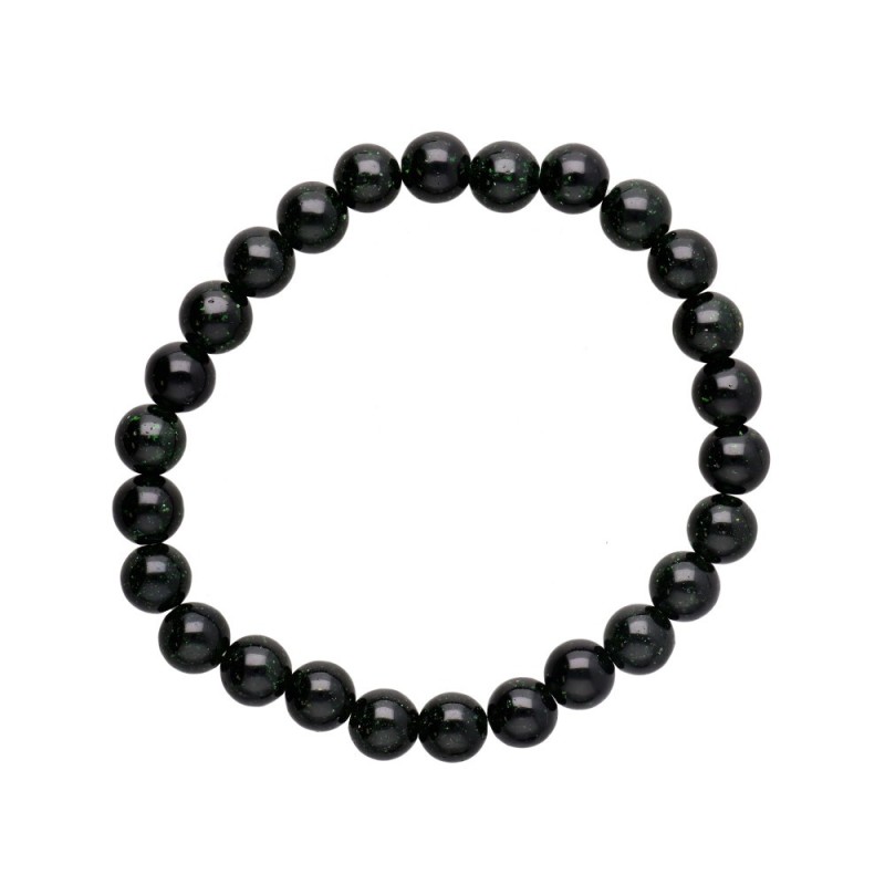 Bracciale in Goldstone Verde 6mm