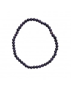 Pulsera di Goldstone Blu 4mm 2