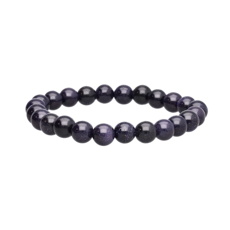 Bracciale in Goldstone Blu 8mm
